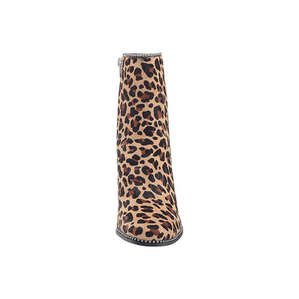 🔥NWOB🔥Coach Women’s Drea mohair leopard Print Beaded Ankle Boots Sz. 7 - Picture 8 of 15